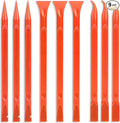 9 Pieces Plastic Scraper, No-Scratch Paint Scraper Tool Portable Car Crevice by Mozeat+Lens
