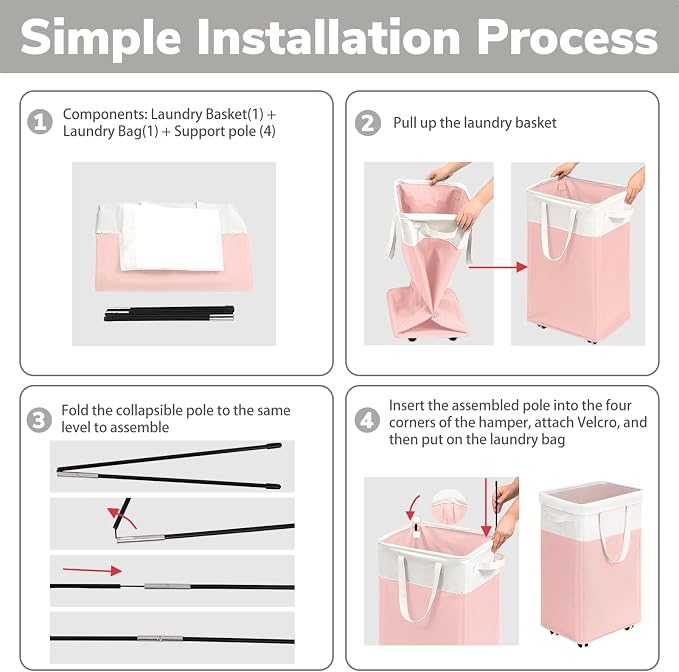 Goodpick 2-Pack Laundry Hamper - Image 3