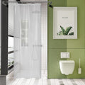 AmazerBath Long Stall Shower Curtain 36x84 Inches, Walk in Shower Curtain by AmazerBath