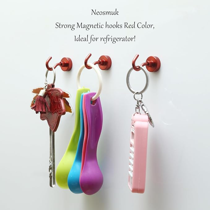 Neosmuk Magnetic Hooks, 30lb Heavy Duty, 15 Pack - Image 7