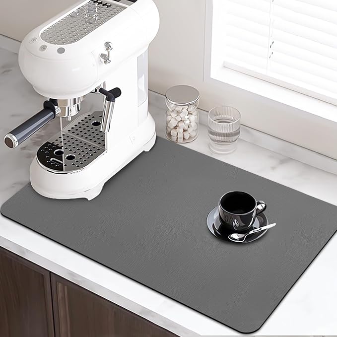 LOPNUR Large Dish Drying Mat for Kitchen Counter, Quick-Drying & Heat-Resistant - Image 2