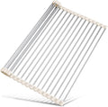 Tomorotec Roll Up Dish Drying Rack Over Sink, 304 Steel, Heat-Resistant Trivet by Tomorotec