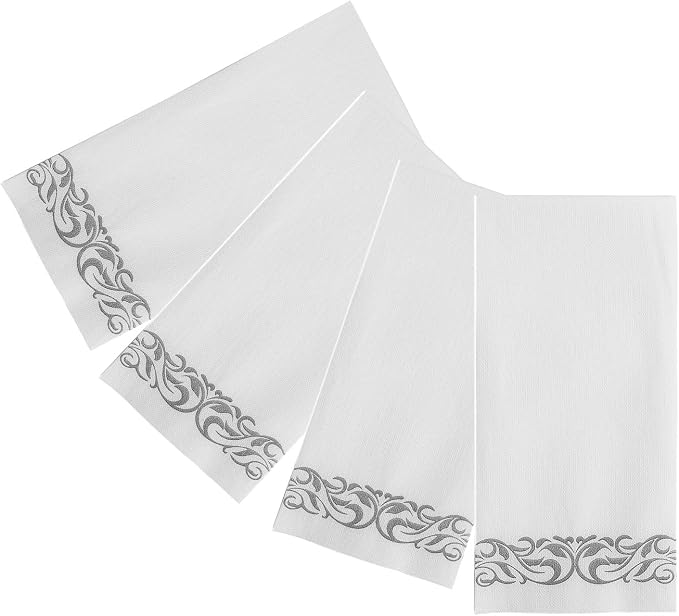 FOCUSLINE 200 Linen Feel Disposable Bathroom Napkins, Soft and Absorbent Paper - Image 7