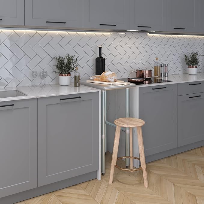 AmGood Stainless Steel Work Table Open Base | NSF Kitchen Island Food Prep | Laundry Garage Utility Bench (15" Long X 24" Deep)