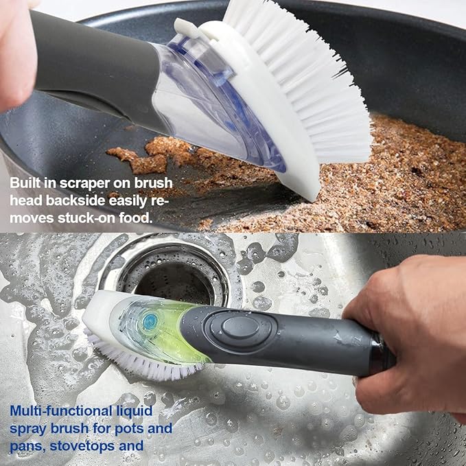 CELOX Dish Brush with Soap Dispenser - Image 4