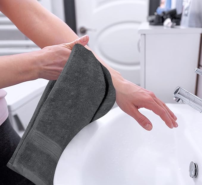 Utopia Towels 6 Pack Premium Hand Towels, 16x28 in, 600 GSM Cotton, Spa & Hotel - Image 6
