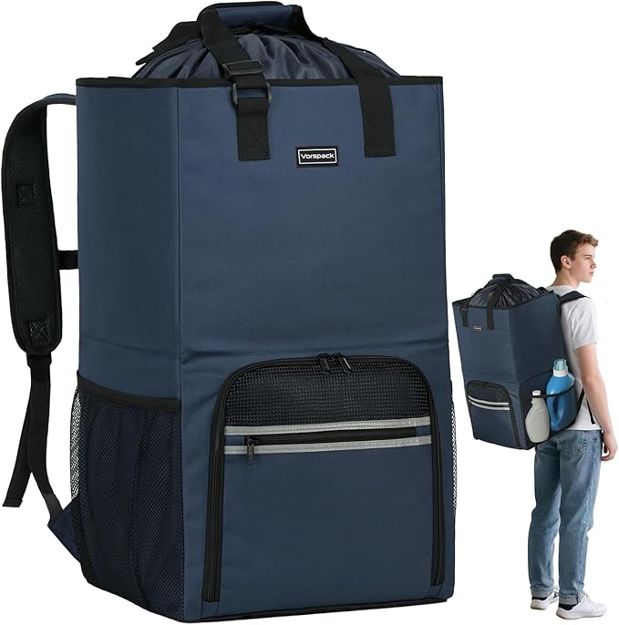 Vorspack Laundry Backpack with Shoulder Straps, Extra Large Hamper, Structured by Vorspack