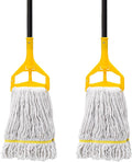 KeFanta 2 Pack Commercial Mop Heavy Duty, Industrial String Cotton Wet Mops by KeFanta