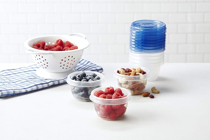 Glad GladWare Mini Round Food Storage Containers, 4 Oz, lock-tight seal - Image 6