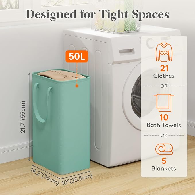 Lifewit Slim Collapsible Laundry Basket - Image 2