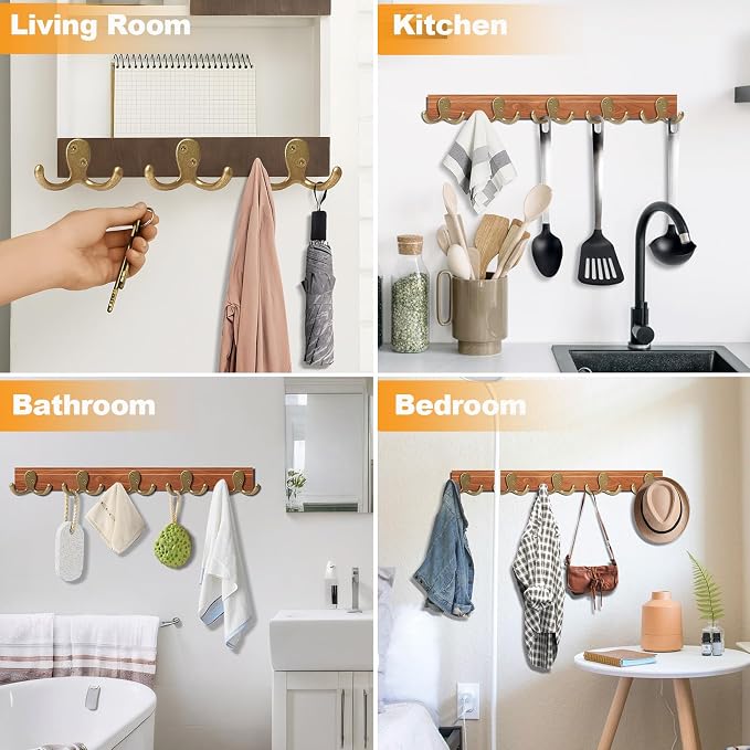 CBWLWJ 20 Pack Coat Hooks Wall Hooks - Image 2