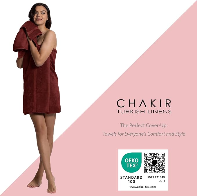 Chakir Turkish Linens, 100% Cotton Premium Quality Turkish Bath Sheets | - Image 4