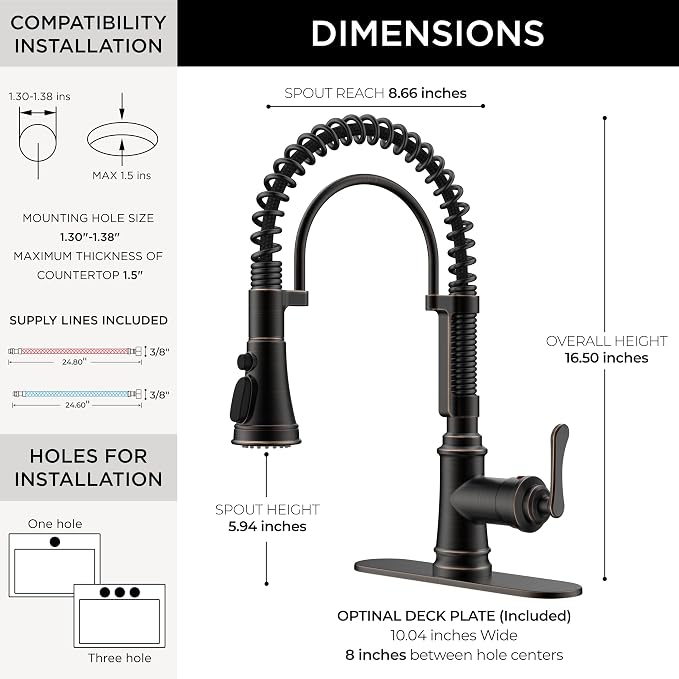 FORIOUS Atique Kitchen Faucet - Image 3