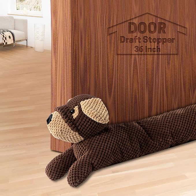 SWISSELITE 36 Inch Under Door Stopper, Decorative Door Noise Blocker | Weighted by SWISSELITE