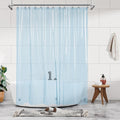 Barossa Design Clear Light Blue Shower Curtain Liner Standard Size by BarossaDesign