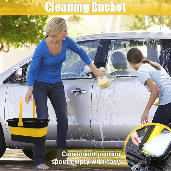Collapsible Mop Bucket for Cleaning - Image 4