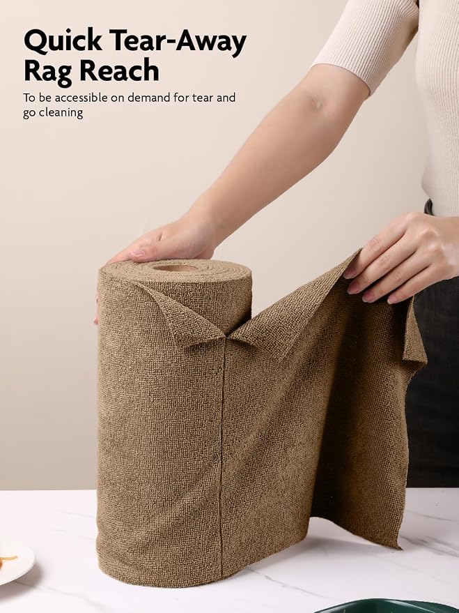 Fantasticlean Microfiber Cleaning Cloth Roll- 40 Sheets, Tear-away Microfiber - Image 2