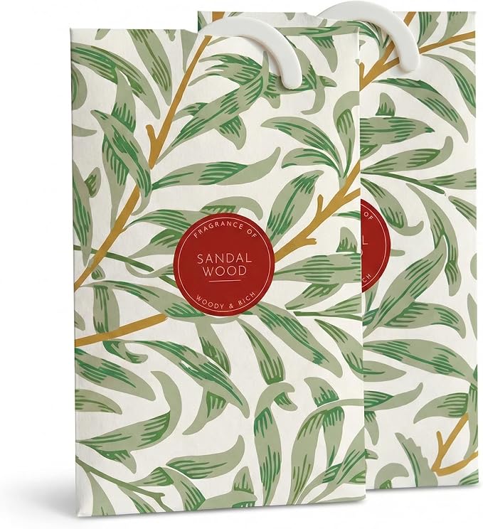 The Master Herbalist Pack of 2 Scented Wardrobe Fresheners in a William Morris by TheMasterHerbalist