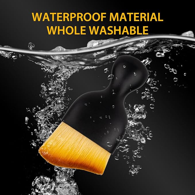 Amrules 2 Pcs Car Interior Detailing Brush Cleaning Tools, Gentle on Surfaces - Image 5