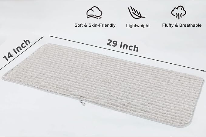 Luxury 3-Piece Quick-Dry Bath Towel Set – Ultra Soft Microfiber Towels | Hand - Image 8
