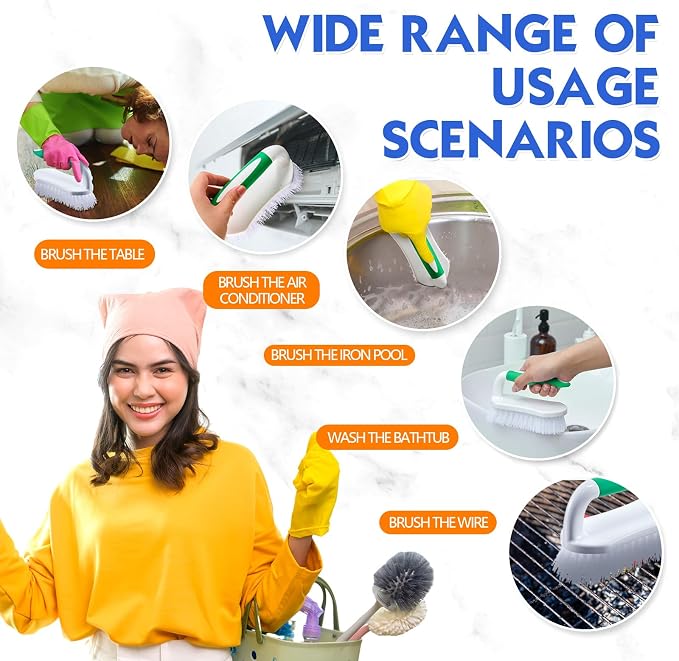 Lallisa 12 Pcs Scrub Brush Bulk - Image 4