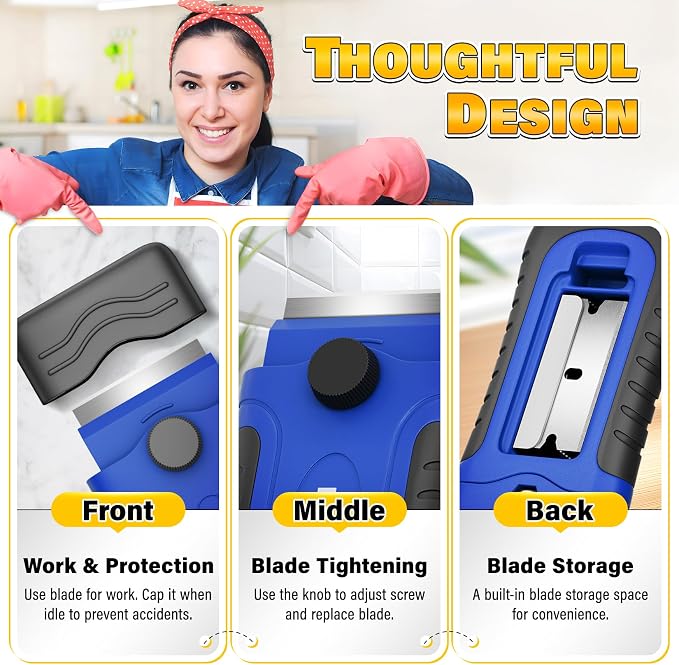 DIYSELF 2 Pack Razor Blade Scraper Tools - Image 6