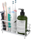 Luxspire Toothbrush Holders for Bathroom, Stainless Steel, 6 Slots, For by Luxspire