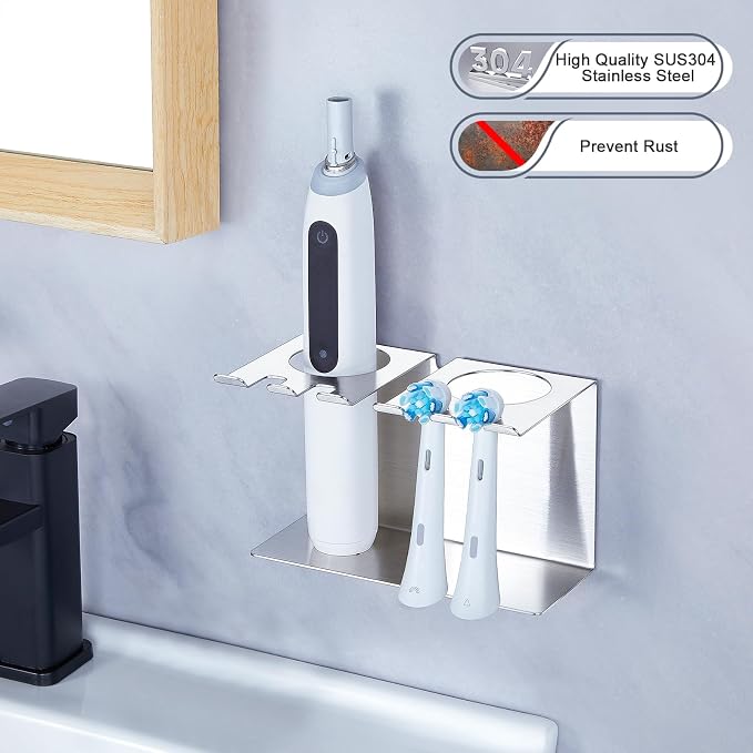 Toothbrush Head Holders, Electric Tooth Brush Head Holder, Wall Mounted - Image 7