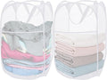 2 Pack Mesh Pop Up Laundry Baskets, Collapsible Laundry Hampers, Foldable by Aplter