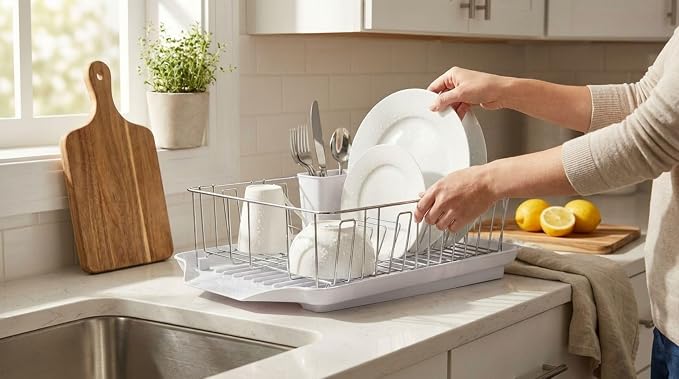 Farberware Classic Large Rust Resistant Full Dishrack - Image 5