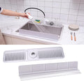 Mifoci 2 Pcs Kitchen Sink Splash Guard Set, 24 Inch Silicone Faucet Mat by Mifoci