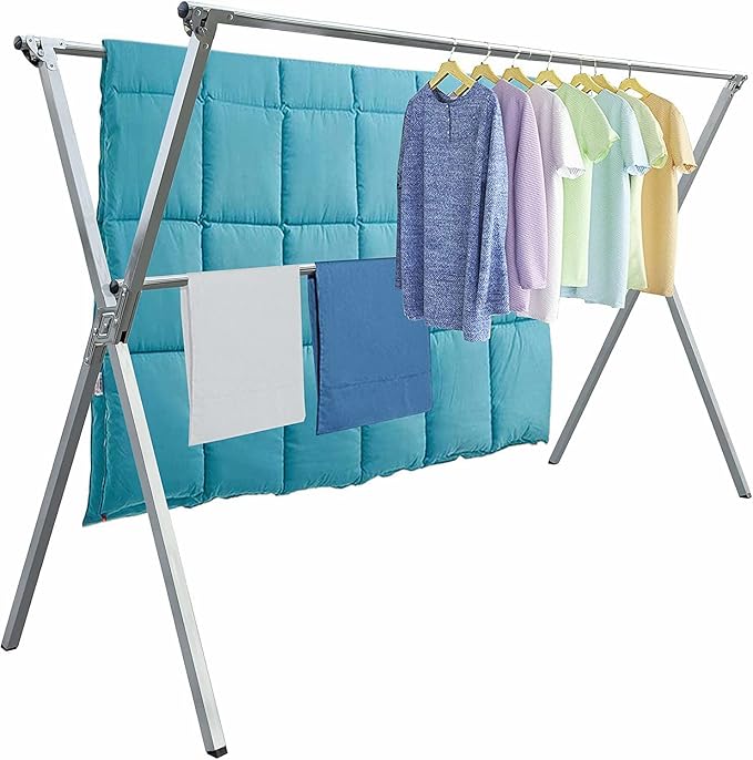 AUGMIRR Clothes Drying Racks Outdoor, 82 Inches Updated Version, Stainless by AUGMIRR