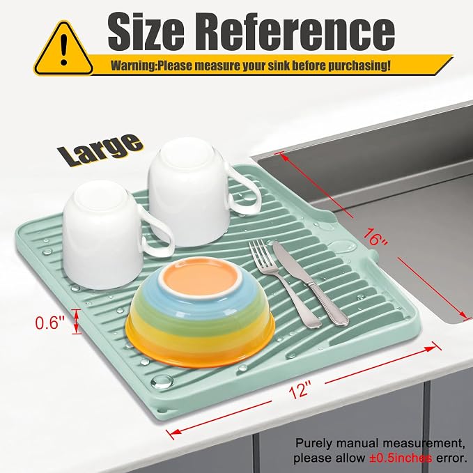 TIKNIK Silicone Dish Drying Mat - Image 2