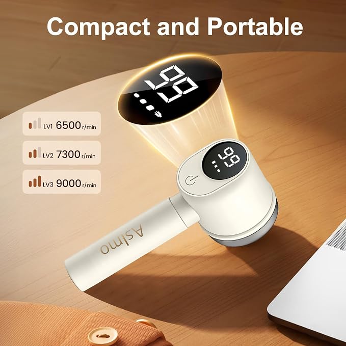 Fabric Shaver Pill Remover for Clothes Sofa Sweater Lint Shaver | Three-Speed - Image 4