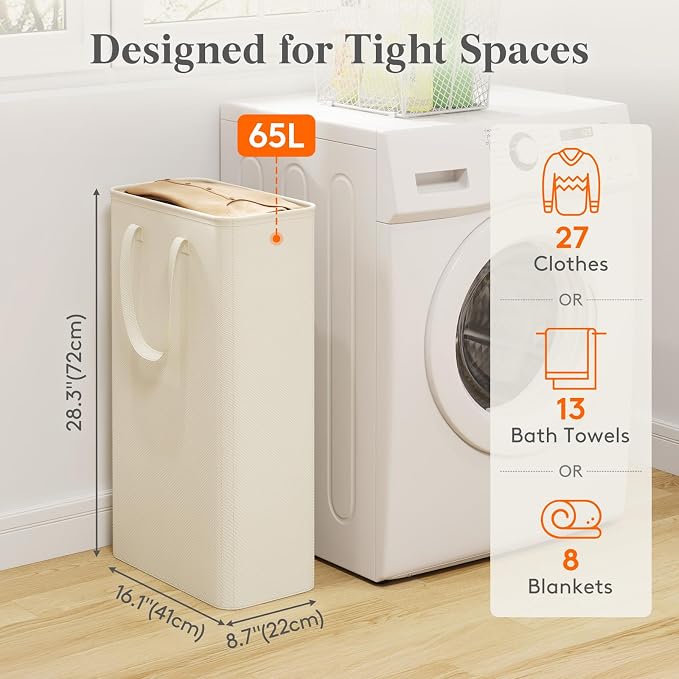 Lifewit Slim Collapsible Laundry Basket - Image 2