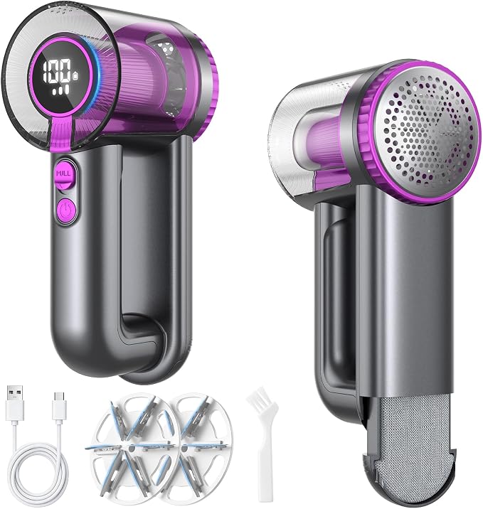 Powerful Fabric Shaver for Clothes, Safe Lint Remover by Talkfun