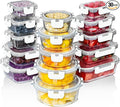 Razab 30 PC Glass Food Storage Containers by RazabHomeGoods