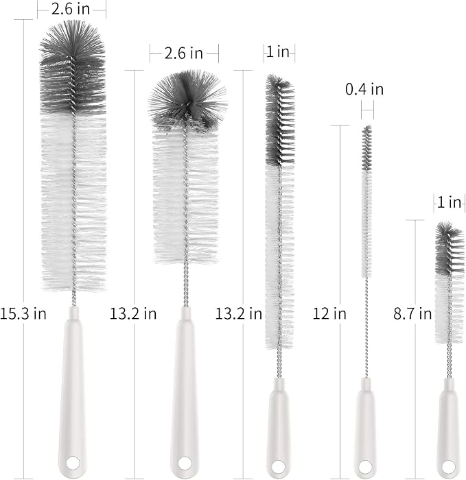 MR.SIGA 10 Pack Bottle Brush Cleaning Set - Image 8