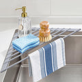 Ohuhu Triangle Roll Up Dish Drying Rack, Silicone Wrapped Steel Anti-Slip Sink by Ohuhu