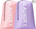 2 Pack Travel Laundry Bag, Extra Large Dirty Clothes Organizer by Unknown