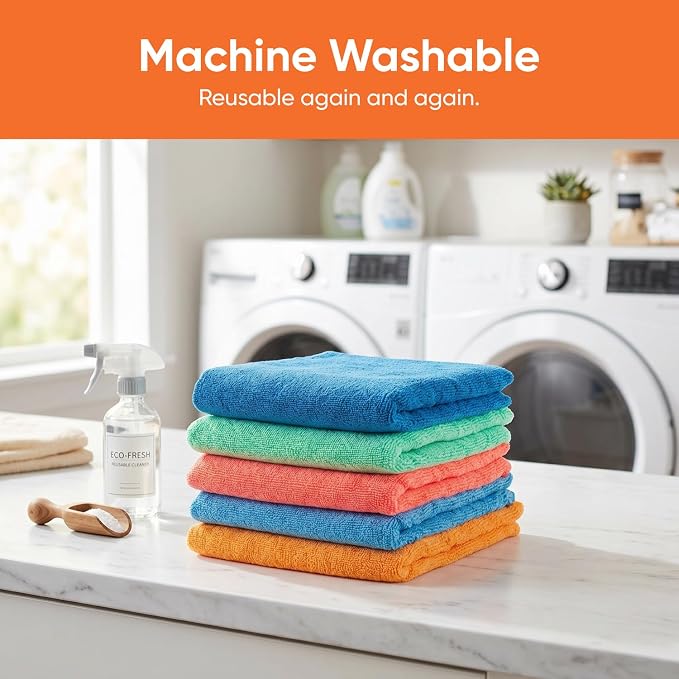 Superio Microfiber Squeegee Mopping Towel Extra Large Miracle Cloth Streak Free - Image 6