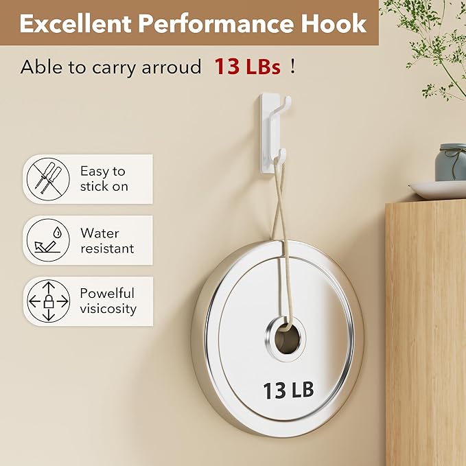 pickpiff 13LB Strong Stick-on Hooks - Image 2