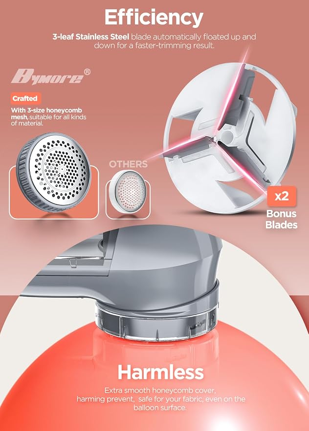 Bymore Fabric Shaver, Lint Shaver, Sweater Shaver - Image 3