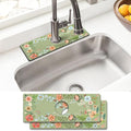 Sink Faucet Absorbing Mat, 2 Pack Drying Mat Around Faucet Sink Splash Guard by BathtubMat