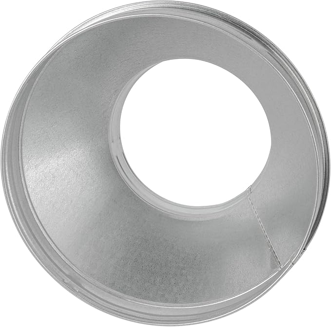 10" to 6" Inch Round Duct Reducer - Male Fit Galvanized Steel Pipe Increaser - Coupling for Round Duct Ventilation Systems - Heating & Cooling HVAC - Vent Pipe Adapter, Duct Connector