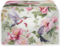 Hummingbird Flower Print Toaster 4 Slice Cover Appliance Dust-proof Cover Fingerprint Protection for Kitchen Small Appliance