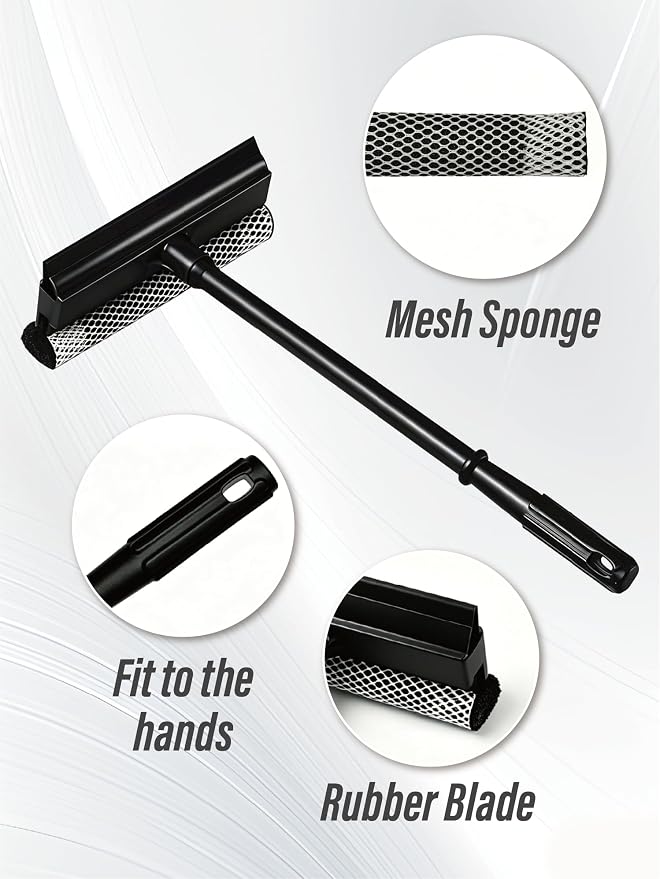 2 in1 Window Squeegee for Car, Window Cleaning Tool - Image 2