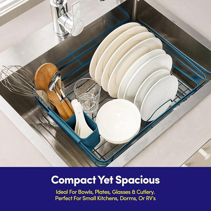 Dish Drying Rack 3 Piece Dish Drainer - Image 5