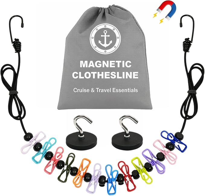 Magnetic Travel Clothesline by Unknown