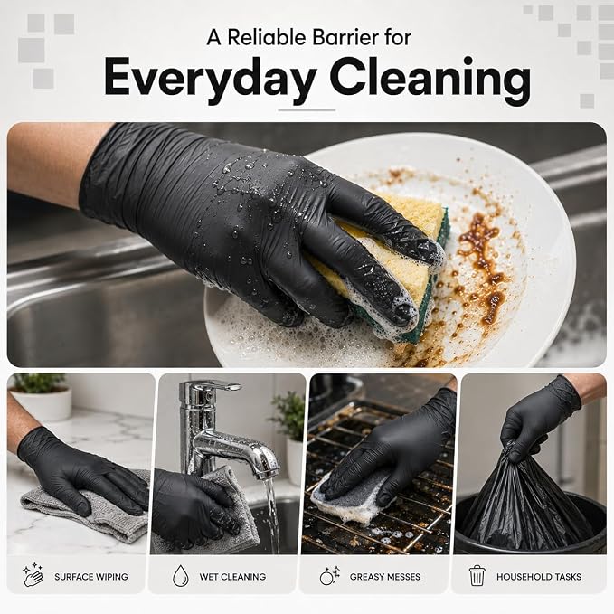 ForPro Disposable Nitrile Gloves, Chemical Resistant, Powder-Free, Latex-Free - Image 4